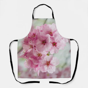Pink Sakura Flower, Japanese Cherry Blossom Apron