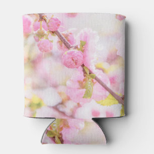 Pink sakura flowers - Japanese cherry blossom Can Cooler