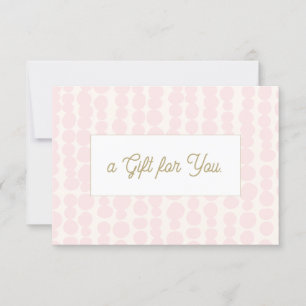 Pink Salon Spa Gift Certificate