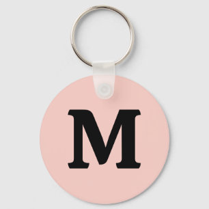 Pink Salt Solid Color Key Ring