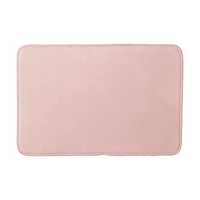 Pink Salt Solid Colour Bath Mat (Front)