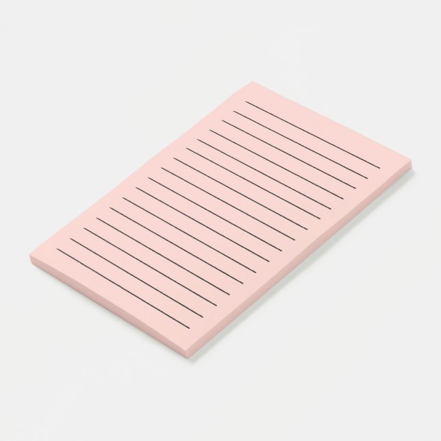 Pink Salt Solid Colour Post-it Notes (Angled)