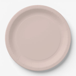 Pink Salt Wedding Plain Custom Bridal Shower Cute Paper Plate