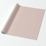 Pink Salt Wedding Plain Custom Bridal Shower Cute Wrapping Paper<br><div class="desc">Designed with solid light pink colour,  this is great for weddings,  bridal showers,  baby shower,  bachelorette and more!</div>
