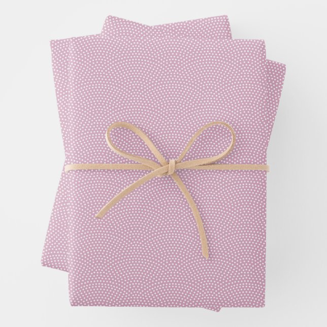 Pink Same Komon (small scale) Wrapping Paper Sheet (In situ)
