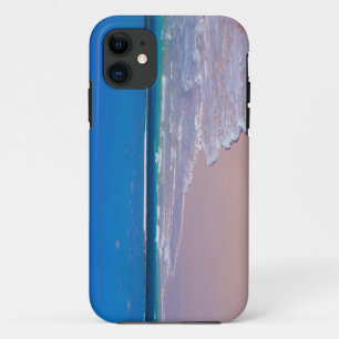Pink sand beach at Conch Bay, Cat Island, iPhone 11 Case