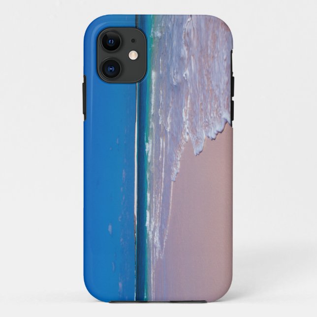 Pink sand beach at Conch Bay, Cat Island, Case-Mate iPhone Case (Back)
