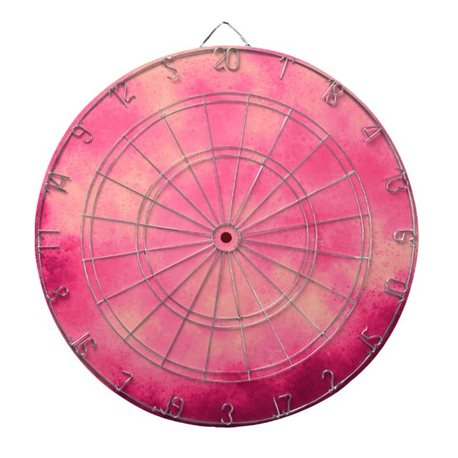 Pink Sand Cloud Effect Dartboard (Front)