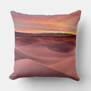Pink sand dunes, Death Valley, CA Cushion