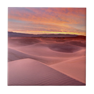 Pink sand dunes, Death Valley, CA Tile