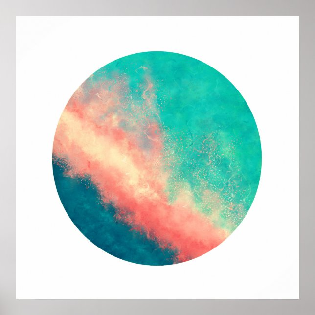 Pink Sand Paradise (Zen Circle) Poster (Front)