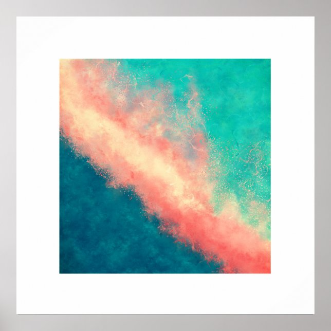 Pink Sand Paradise (Zen Square) Poster (Front)