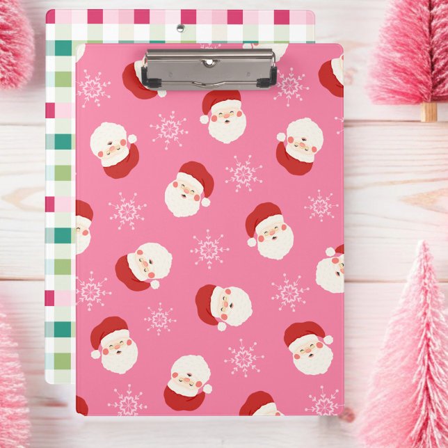 Pink Santa Clipboard (Pink Santa Clipboard )