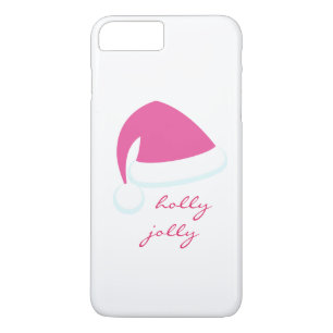 Pink Santa Hat iPhone 7 iPhone 8 Plus/7 Plus Case