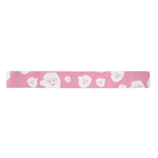 Pink Santa Satin Ribbon