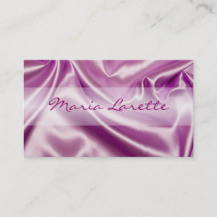 PINK SATIN Designer Business Card