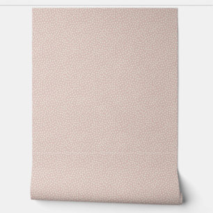 Pink Satin Dot Pattern Wallpaper