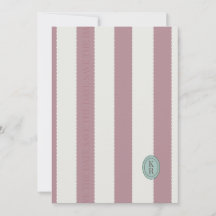 Pink Scalloped Edge Save The Date