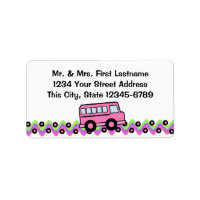 Pink School Bus Wheels