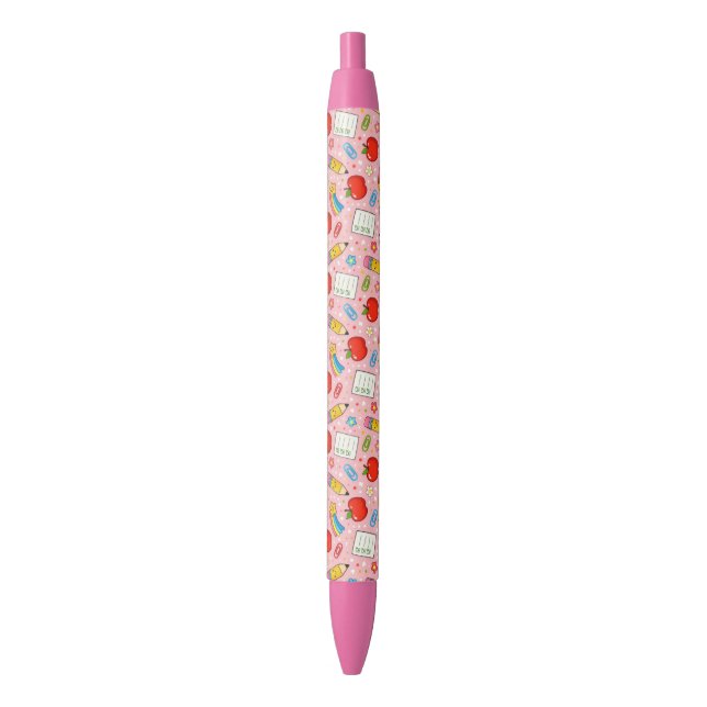 Pink School Pen for Kids (Front Vertical)