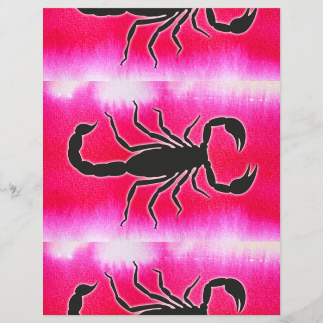 pink scorpio flyer (Front)