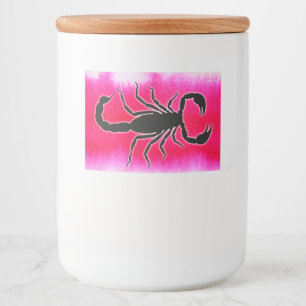 pink scorpio food label