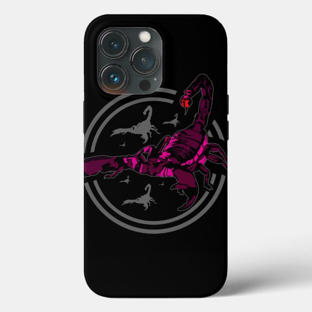 Pink Scorpion  Case-Mate iPhone Case (Back)