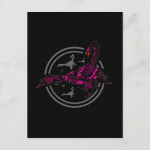Pink Scorpion  Postcard