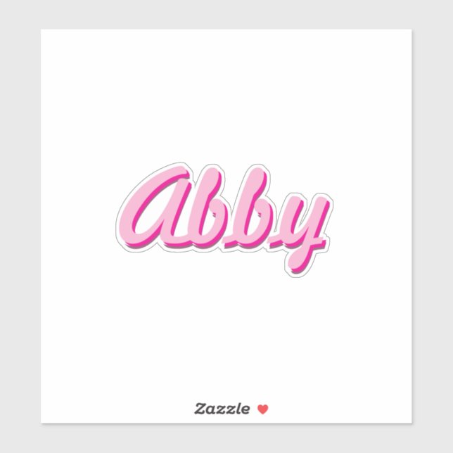 Pink Script Handwriting Fun Trendy Custom (Sheet)