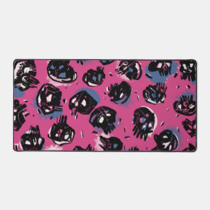 Pink scull emo Electronics Computer & Laptop Desk Mat