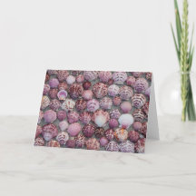 Pink Sea Shell Folded Thank You Card