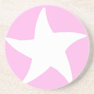Pink Sea Star Coaster