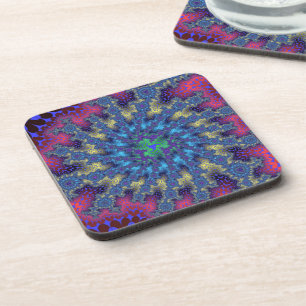 Pink Seafoam Burst Coaster