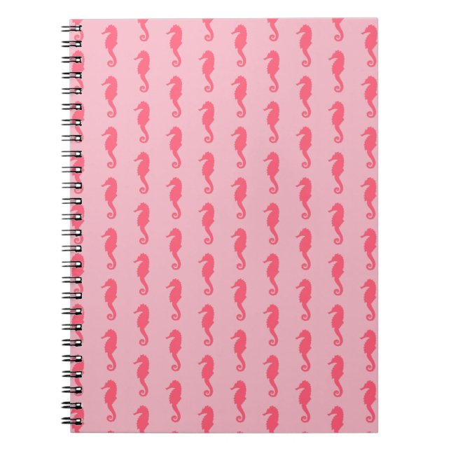 Pink Seahorse Notebooks (Front)