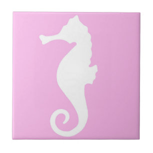 Pink Seahorse Tile