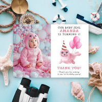 Pink Seal 1st Birthday Under The Sea