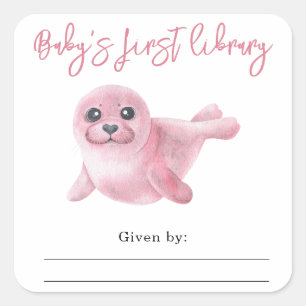 Pink Seal - baby's first library