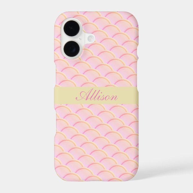 Pink Seamless Circle Pattern (Back)