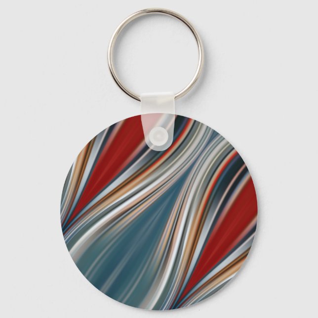 pink seamless pattern flow on keychain (Front)