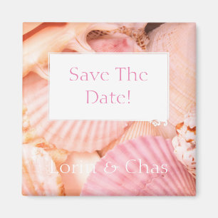 Pink Seashells Magnet