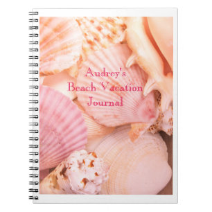 Pink Seashells Notebook