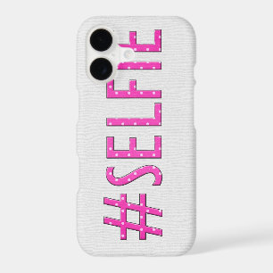 Pink "Selfie" Polka Dot
