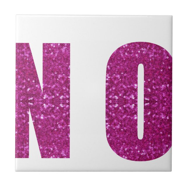 pink sequined no tile (Front)