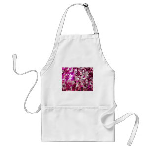 Pink Sequins Sparkles Fashion Customise w/ Text Standard Apron