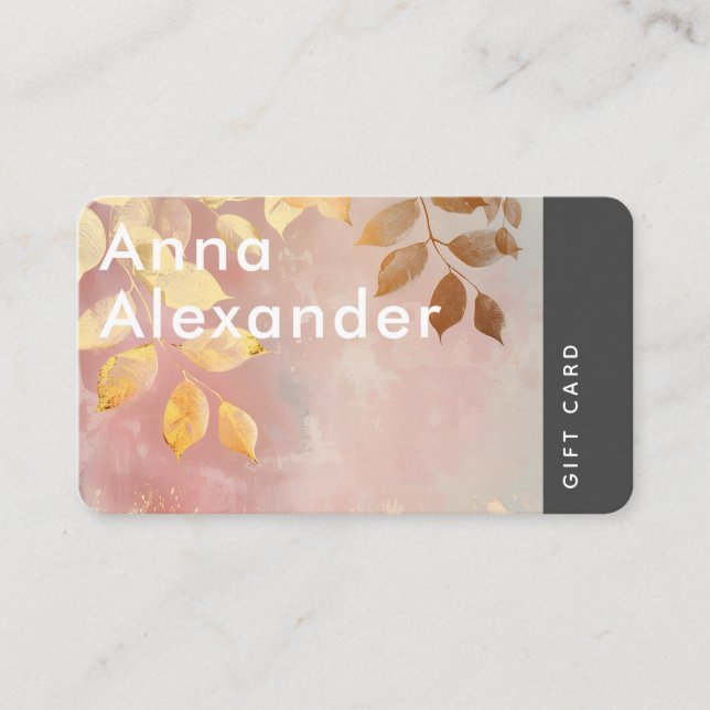 Pink Serenity Design 9 Gift Card (Front)