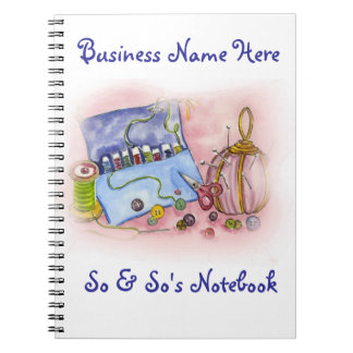 Pink Sewing Kit Notebook