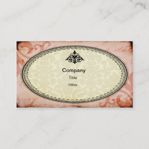 Pink Shabby Chic Business Card