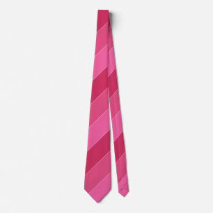 Pink Shades of Hawaii Stripes Tie