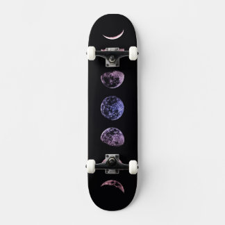 Pink Shadow Moon Skateboard