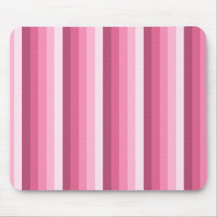 Pink shadow stripes mouse mat